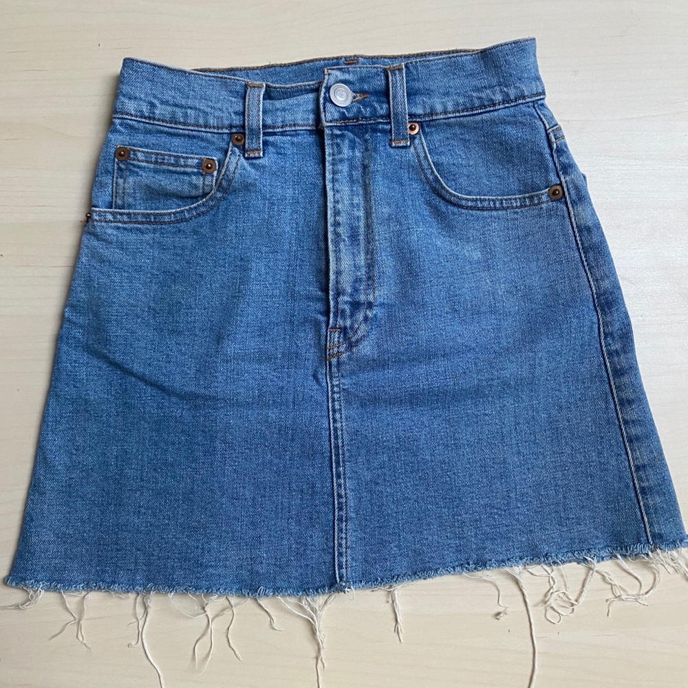 Jean Mini Skirt